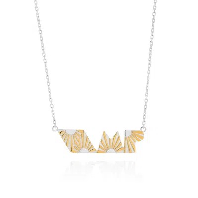 Yasmin Everley Jewellery Women's Gold / Silver Vamp Necklace In Multi
