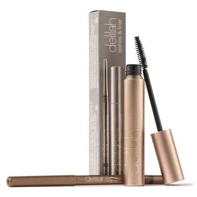 Delilah Black Lashes & Liner Collection - Intense Mascara & Eye Line Coal