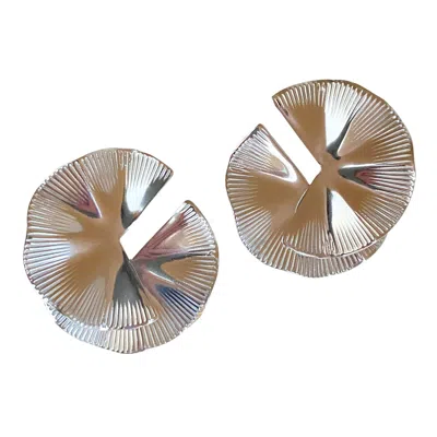 Smilla Brav Women's Earrings Silver Blossom