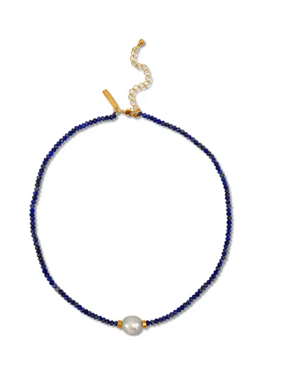 Jaredjamin Women's Blue Rowan Necklace Lapis Lazuli