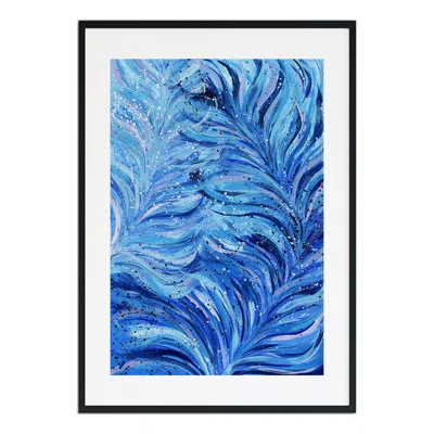 Jessica Slack Studio Everything Is Icy & Blue - Large Abstract Print
