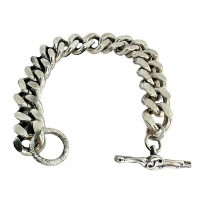 Tg-jewellery By Tamara Gervasio Men's Silver Celtic Dog Curb Chain Heavy 15mm