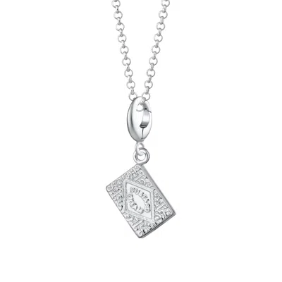 Lily Charmed Women's Sterling Silver Custard Cream Charm Necklace