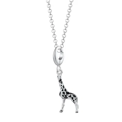 Lily Charmed Women's Sterling Silver Giraffe Charm Necklace