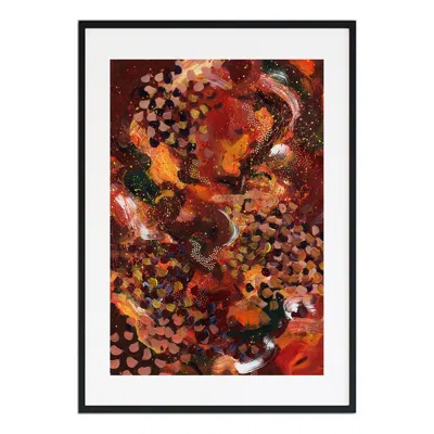 Jessica Slack Studio Brown / Neutrals Chesnuts Roasting - Large Abstract Print