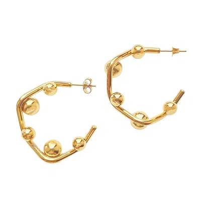 Smilla Brav Women's Gold Earrings Rita