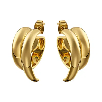Tami&tami Women's Ten Sixty Four Studios Quiet Gold Hoop