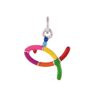 Pinnole Women's Fish In Love Charm