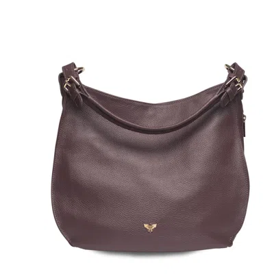 Apatchy London Women's Red The Harriet Port Leather Bag