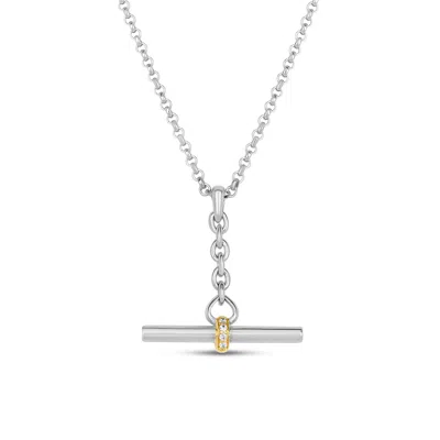 Dinny Hall Women's My World T-bar Pendant Silver