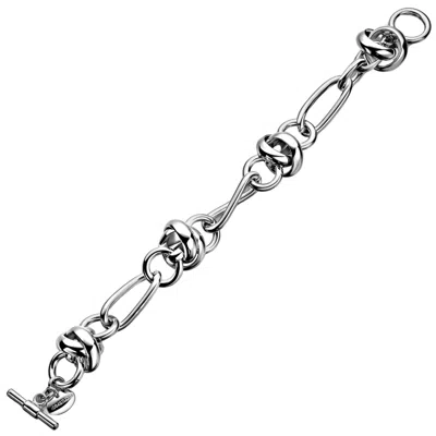 Tami&tami Women's Ten Sixty Four Studio Twins Silver Bracelet