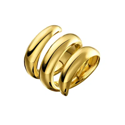 Tami&tami Women's Ten Sixty Four Studio Quiet Three Gold Ring
