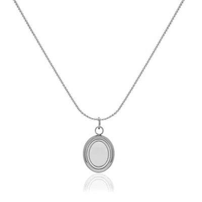 A Weathered Penny Women's Silver / White Silver Crimson Pearl Necklace