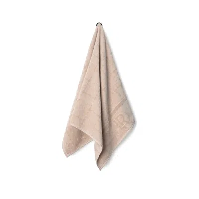 La Reina Neutrals Velour Bath Towel Beige Medium Set