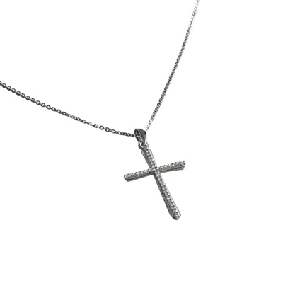 Enti Ana Women's Silver Cross Necklace