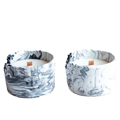 Esti Living Black / White Black Rose Midi Candle Set