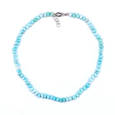 Mineralgems ✩ Studio Women's Light Blue Larimar Choker