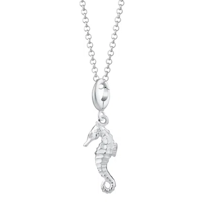 Lily Charmed Women's Sterling Silver Seahorse Charm Necklace