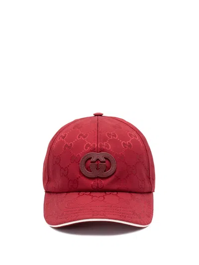 Gucci `gg` Baseball Hat In Red