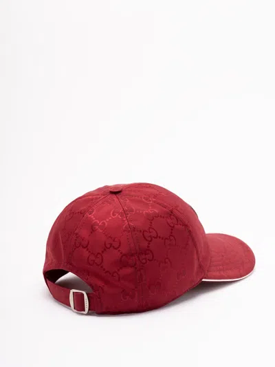 Gucci `gg` Baseball Hat In Red