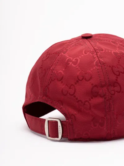 Gucci `gg` Baseball Hat In Red
