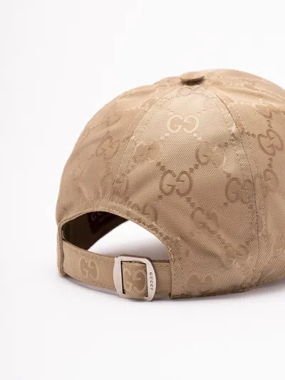Gucci `gg` Baseball Hat In Neutral