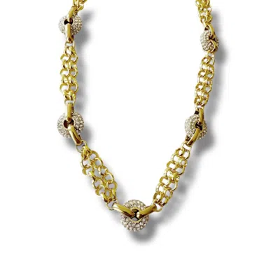 Vicky&nico Women's Riviera Statement Necklace - Gold