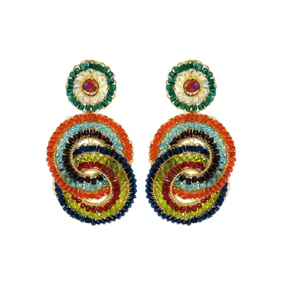 Lavish By Tricia Milaneze Women's Multicolor Loki Handmade Earrings