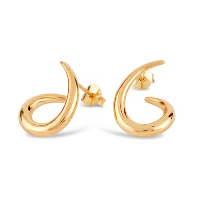Dinny Hall Women's Gold Toro Twist Studs