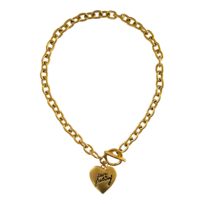 Sccollection Women's Gold Pure Feeling Heart Necklace