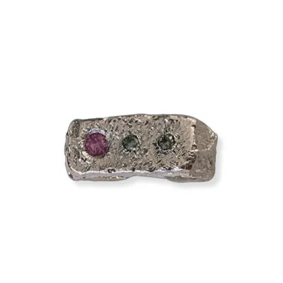 Martina Rozenberg Smira Jewelry Women's Silver / Pink / Purple St. Agnes' Grace Ring