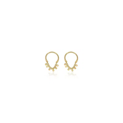 Atelier Petites Pierres Women's Gold Chin Chin - Dangle Earrings