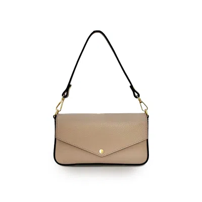 Apatchy London Women's Pink / Purple The Munro Blush Leather Shoulder Bag