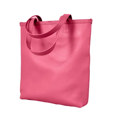 Godi. Women's Rose Gold The Ivy Handmade Leather Tote Bag In Flamingo