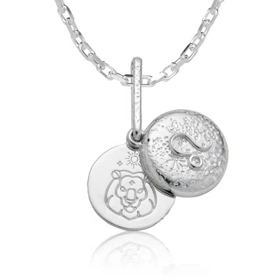 Cartography Women's Leo - Zodiac Necklace In Sterling Silver