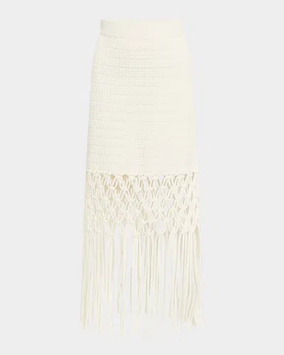Rails Sevilla Crochet Knit Skirt In Neutral