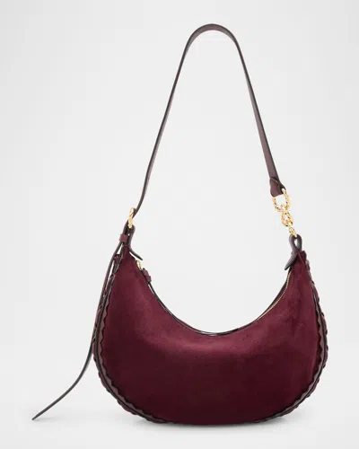 Ulla Johnson Twyla Small Suede Hobo Bag