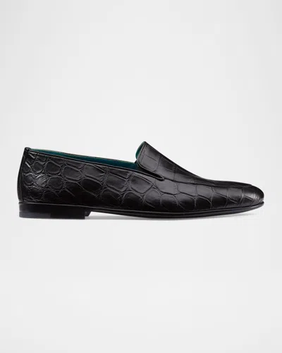 Stefano Ricci Men's Crocodile Leather Loafers
