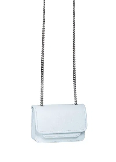 Vaskala Women's Mini Bag White With Chain