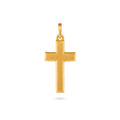 7879 Women's Gold Cross Pendant