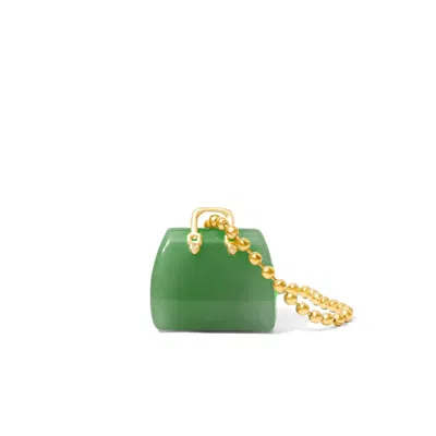 Already Mine Ny Women's Green / Gold Green Aventurine Handbag Charm – Abundance & Opportunity