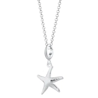 Lily Charmed Women's Sterling Silver Starfish Charm Necklace
