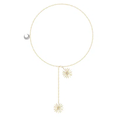 Callista By Vinita Women's Gold Sitara Charm Necklace