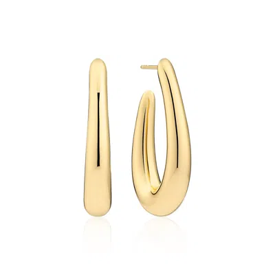 Sif Jakobs Jewellery Women's Gold Earrings Goccia Pianura