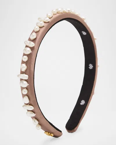 Lele Sadoughi Gigi Pearl Treasure Headband