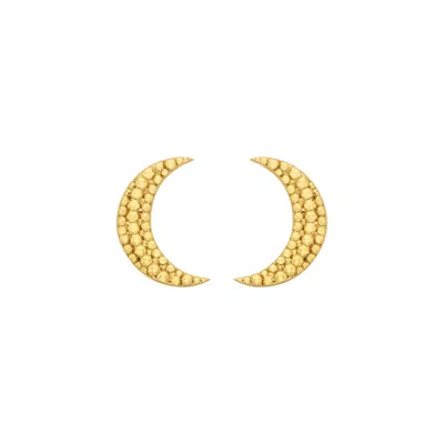 Zoe And Morgan Women's Moonlight Stud Earrings Gold