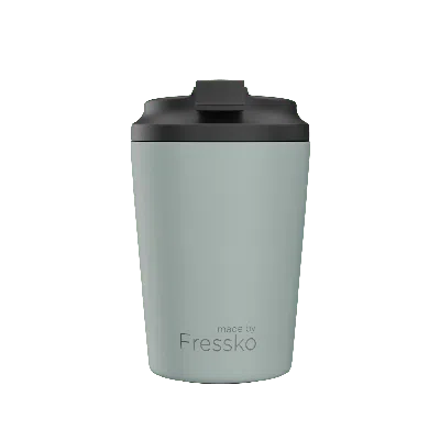 Fressko Green , Bino Reusable Coffee Cup, Ceramic, Sage