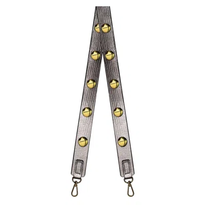 Indigolush Women's Quimera Silver Leather Strap Gold