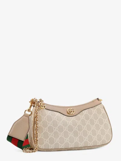 Gucci Women Ophidia Shoulder Bag In Gg Supreme Fabric And Leather