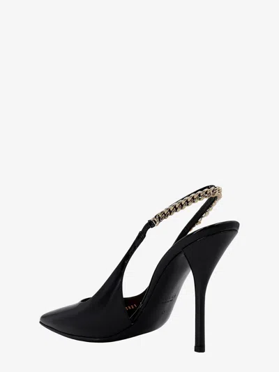 Gucci Signoria Embellished Patent-leather Slingback Pumps In Black